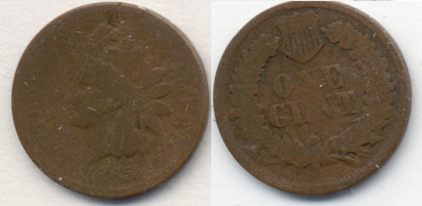 1865 Indian Head Cent AG-3 b