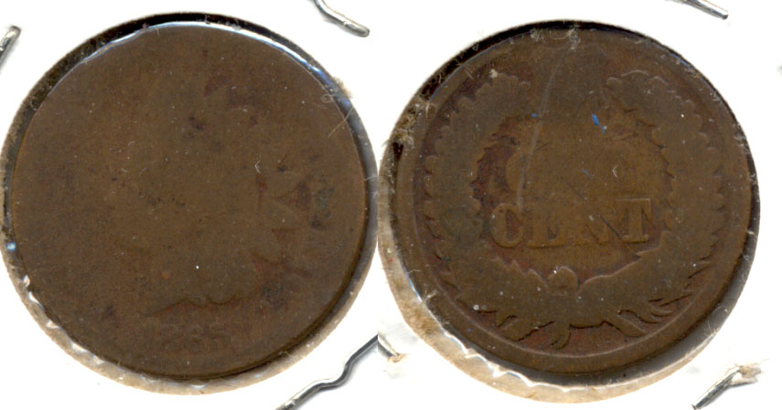 1865 Indian Head Cent AG-3 j