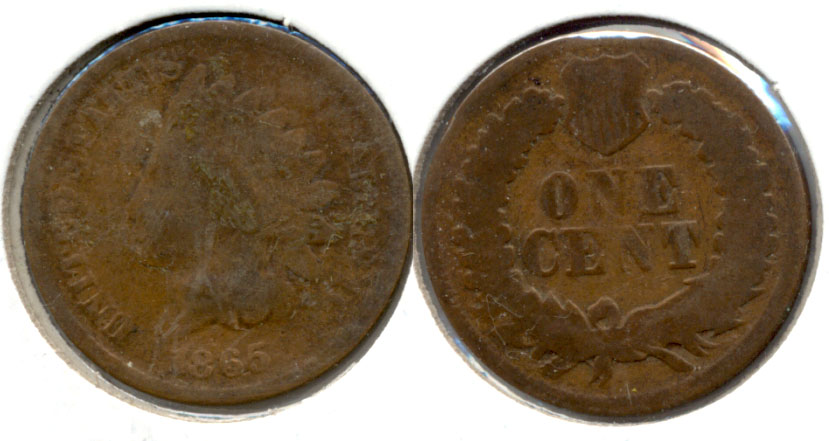 1865 Indian Head Cent AG-3 l