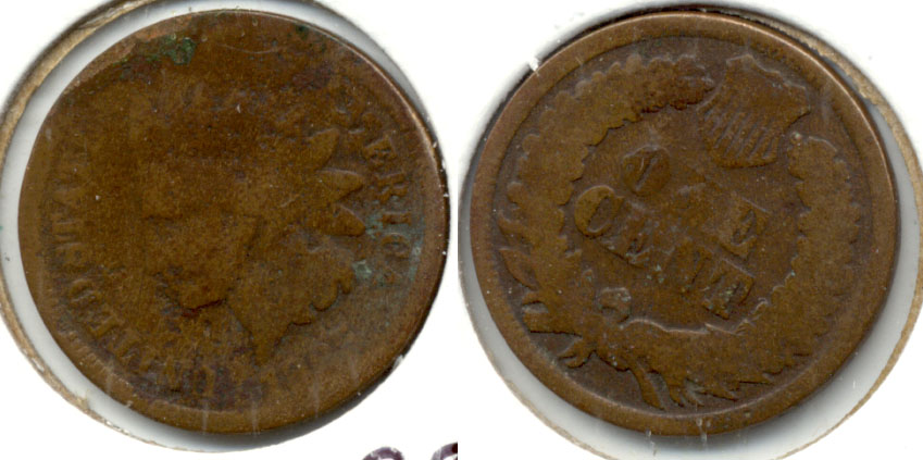 1865 Indian Head Cent AG-3 m