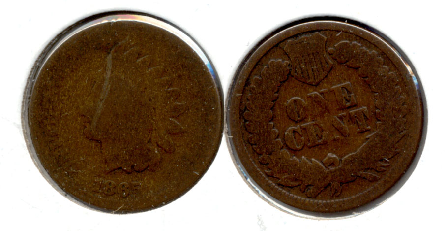 1865 Indian Head Cent AG-3 p