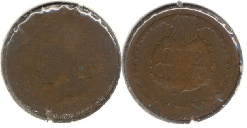 1865 Indian Head Cent Fair-2 c