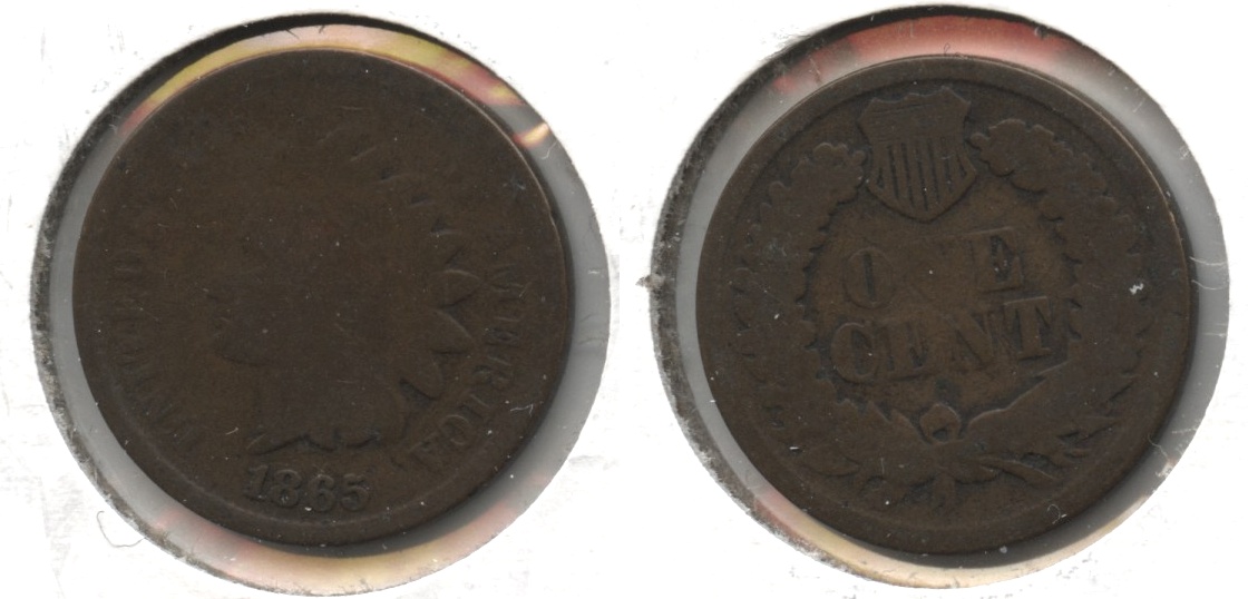 1865 Indian Head Cent Good-4 #av