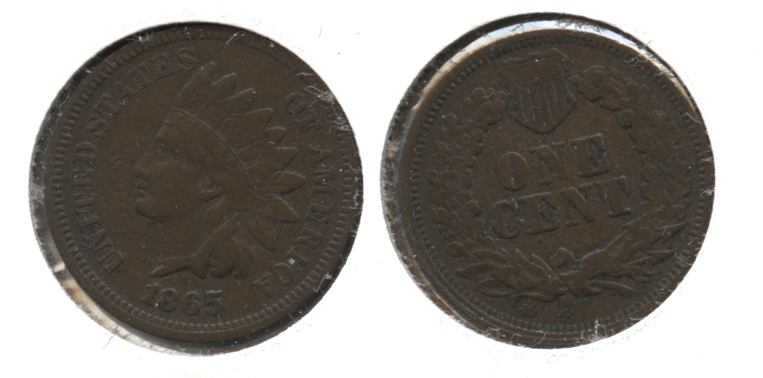 1865 Indian Head Cent VF-20 #c