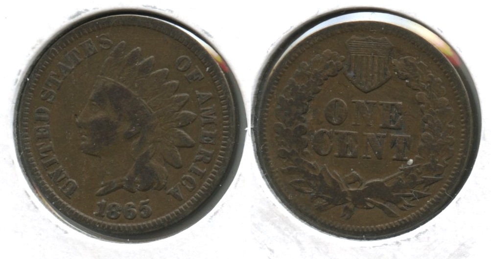 1865 Indian Head Cent VG-8 #k