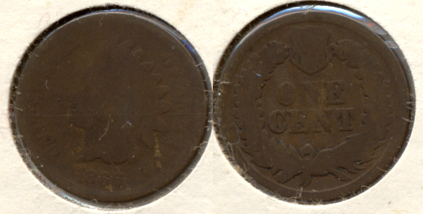 1866 Indian Head Cent AG-3 #f
