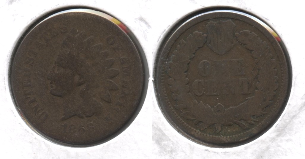 1866 Indian Head Cent AG-3 #j