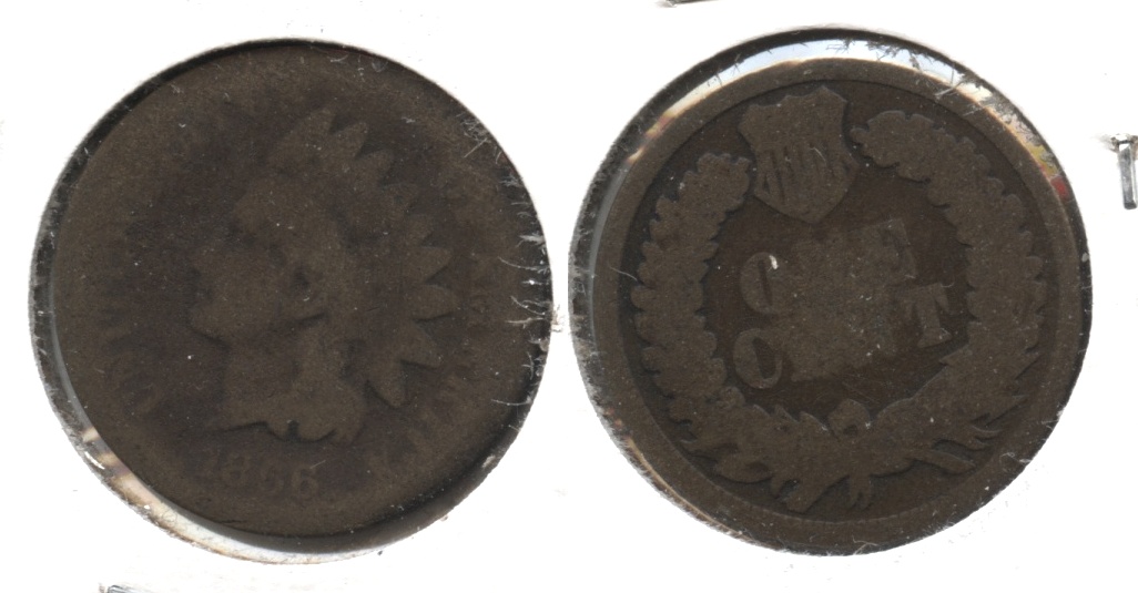 1866 Indian Head Cent Fair-2 #a