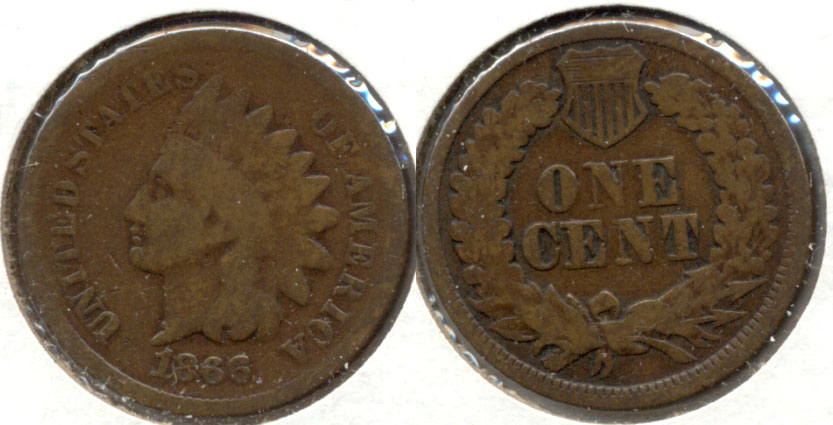 1866 Indian Head Cent Good-4 d