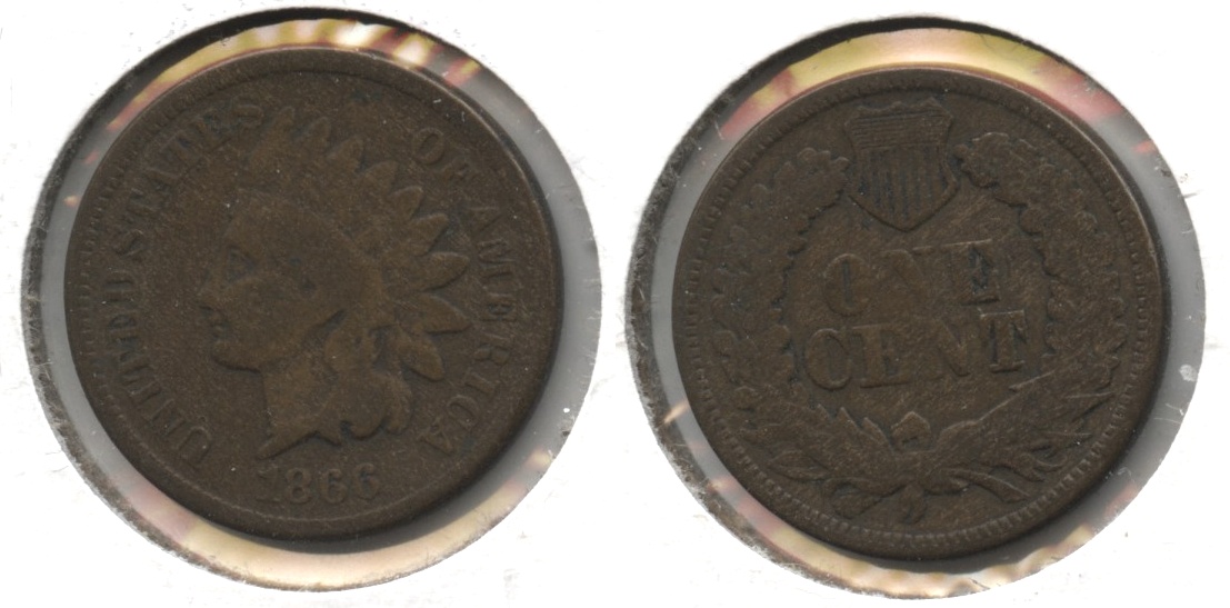 1866 Indian Head Cent Good-4 #n