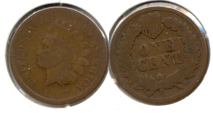 1867 Indian Head Cent AG-3 b