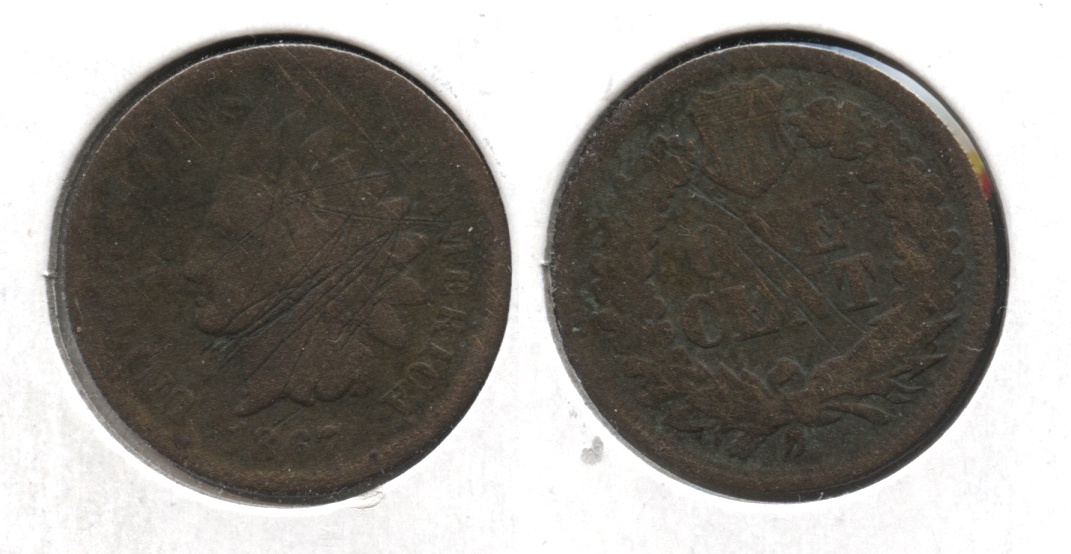 1867 Indian Head Cent Filler