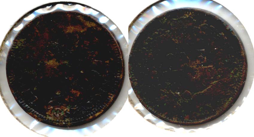 1867 Indian Head Cent Good-4 h Dark