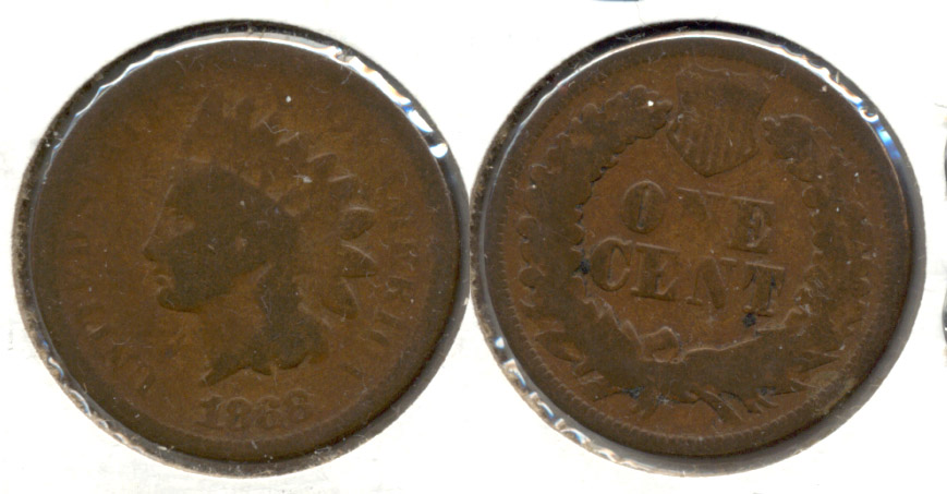 1868 Indian Head Cent AG-3 e