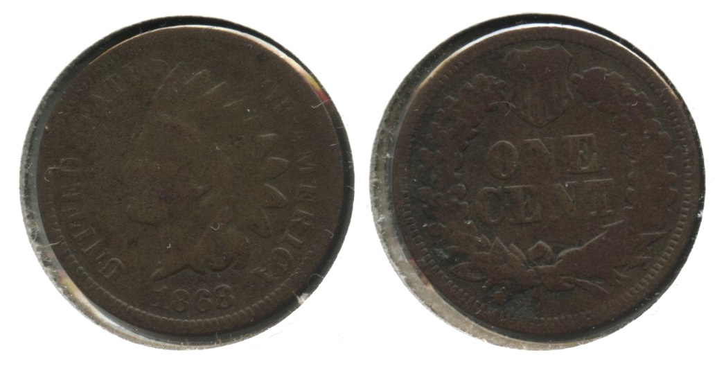 1868 Indian Head Cent AG-3 #p