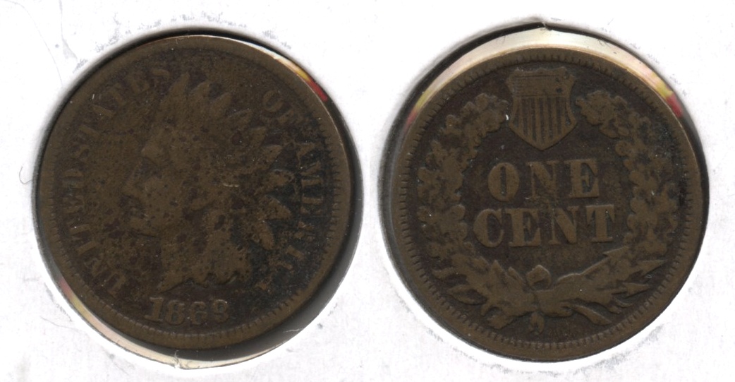 1869 Indian Head Cent Good-4 #i