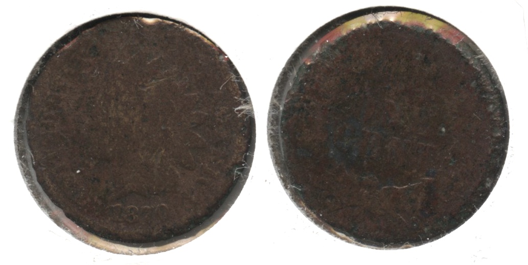 1870 Indian Head Cent Fair-2 #b