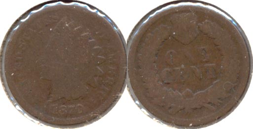 1870 Indian Head Cent Good-4 b