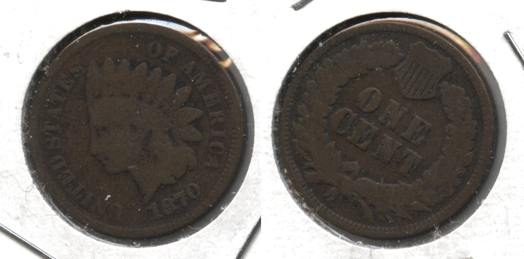 1870 Indian Head Cent Good-4 #i
