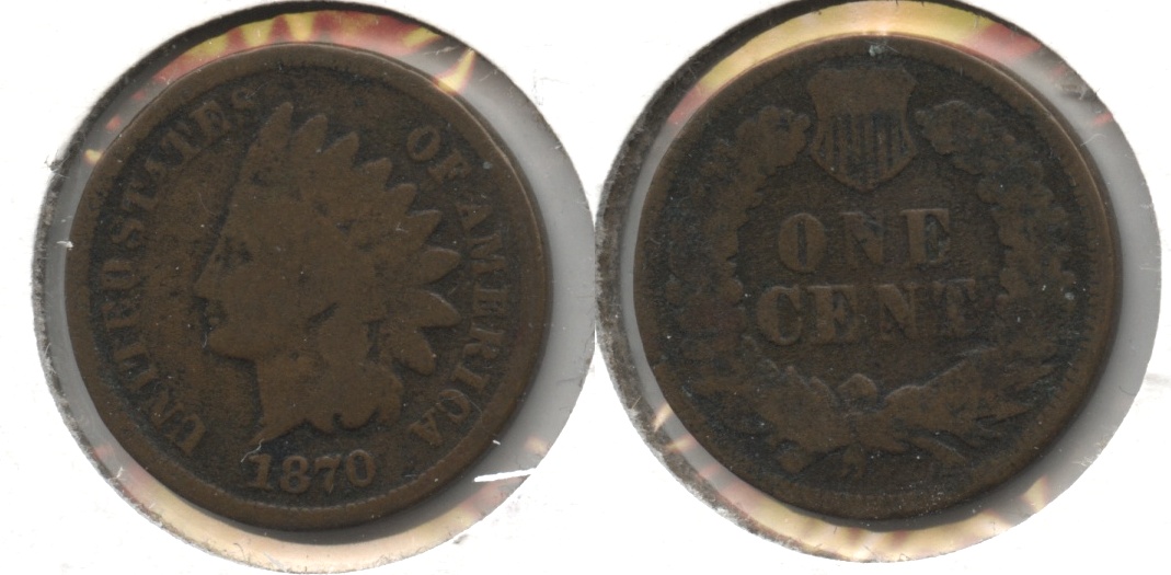1870 Indian Head Cent Good-4 #k