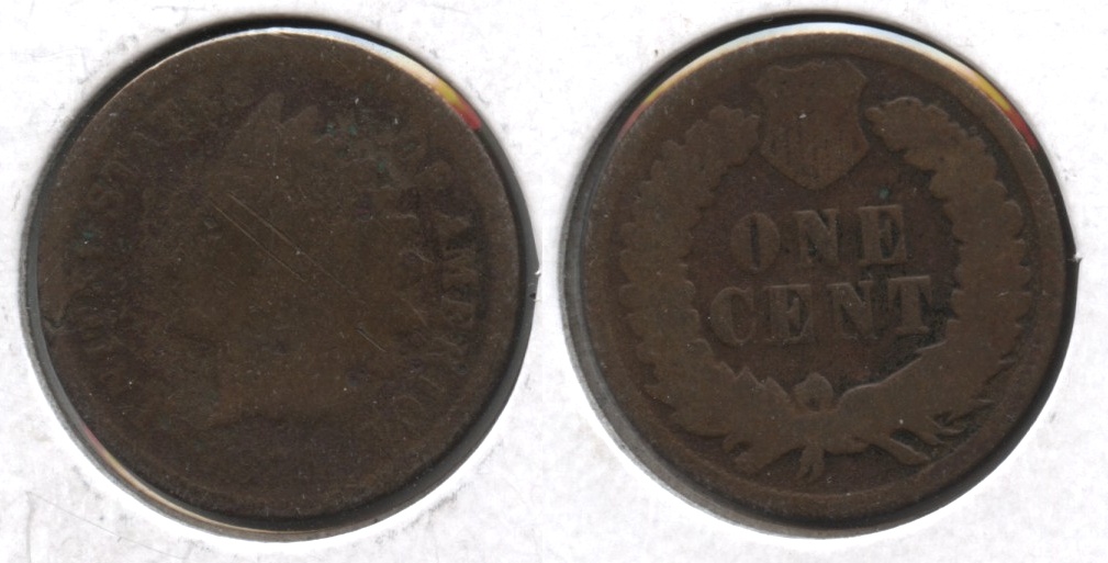 1871 Indian Head Cent Fair-2 #b