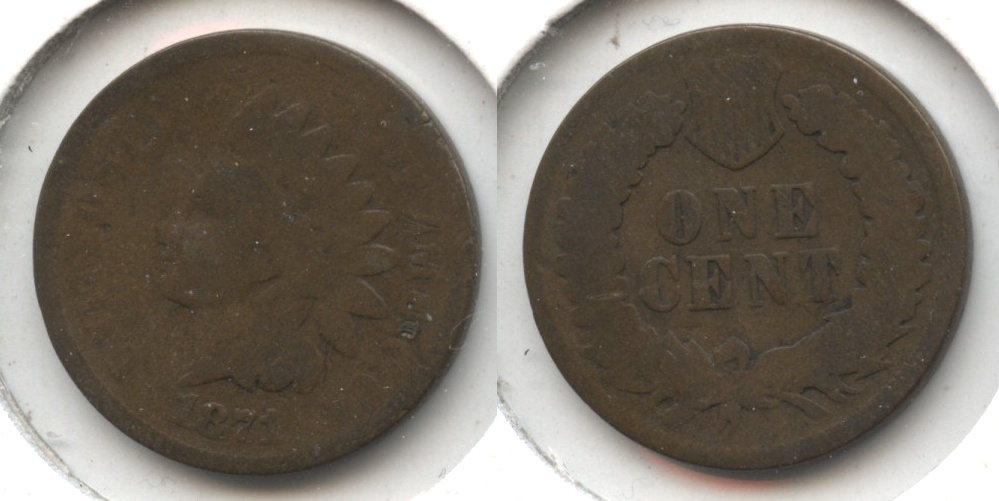 1871 Indian Head Cent Good-4 #a