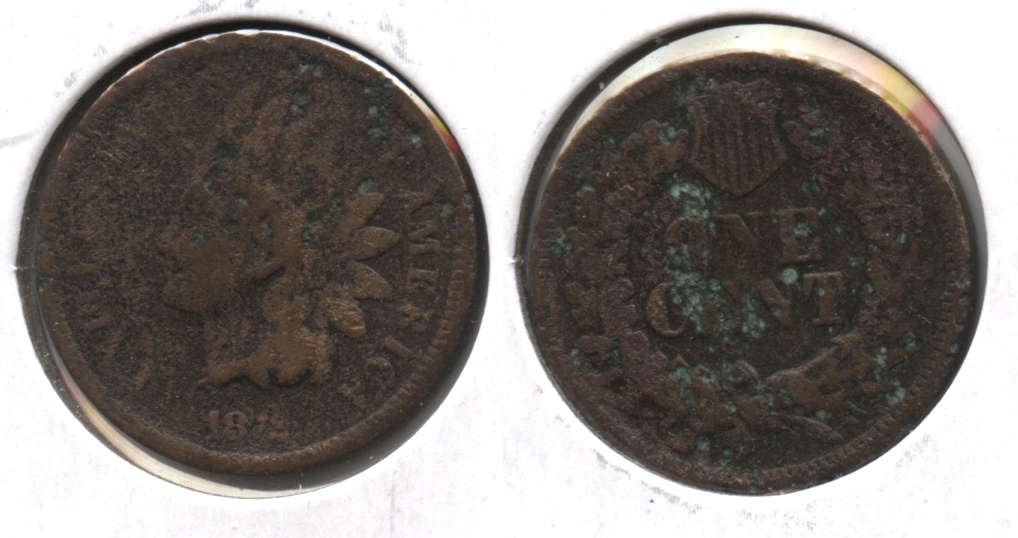1872 Indian Head Cent G-4 #e Rough