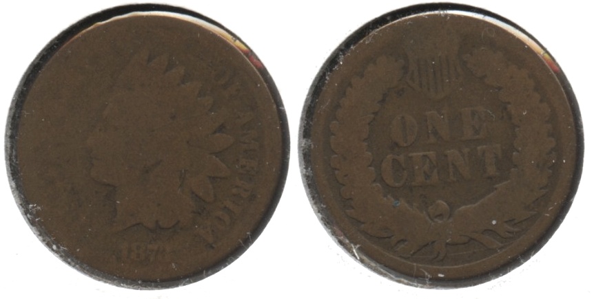 1873 Indian Head Cent Fair-2 #c