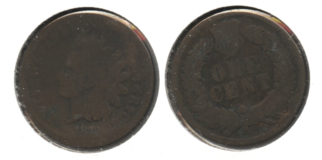 1873 Indian Head Cent Fair-2 #f