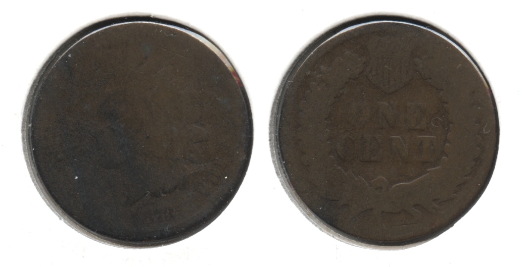 1873 Indian Head Cent Fair-2 #g