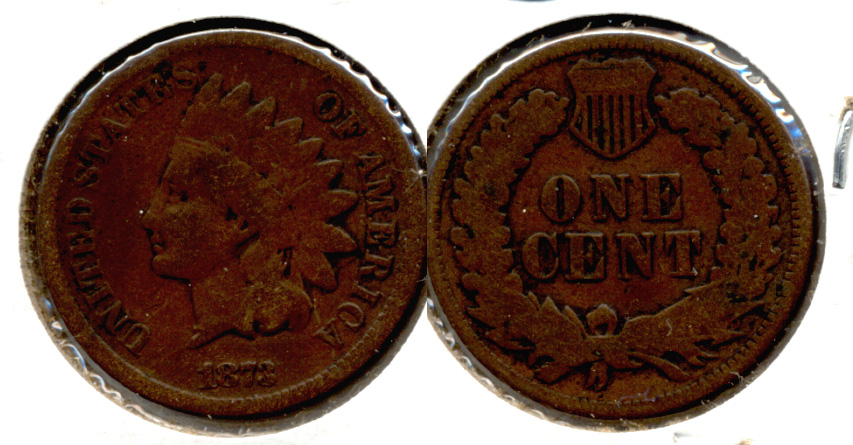 1873 Indian Head Cent Good-4 w