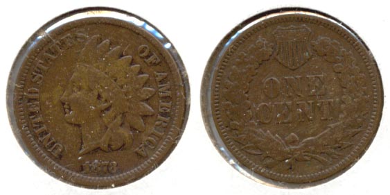 1873 Indian Head Cent VG-8