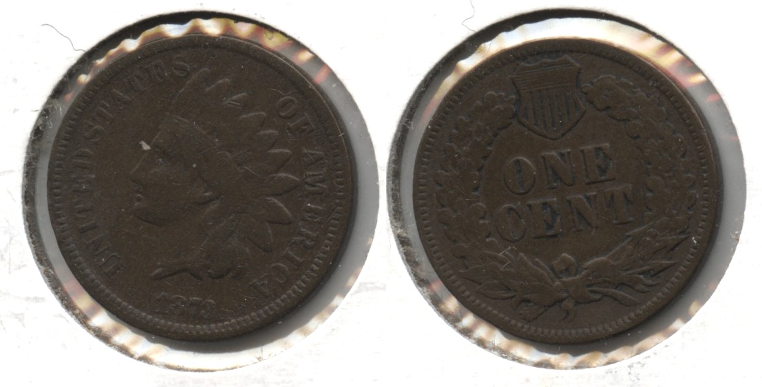 1873 Indian Head Cent VG-8 #d