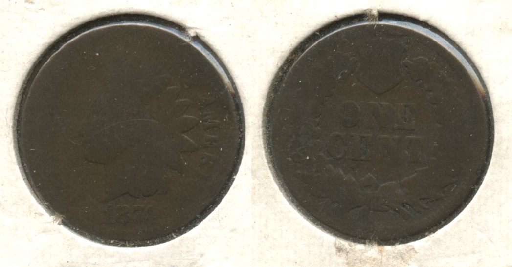 1874 Indian Head Cent AG-3 #af