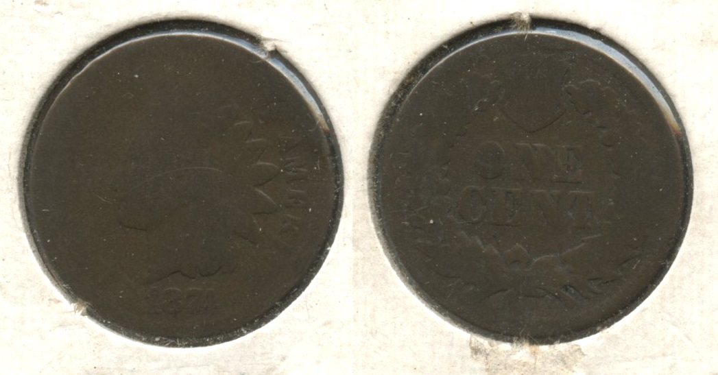 1874 Indian Head Cent AG-3 #af