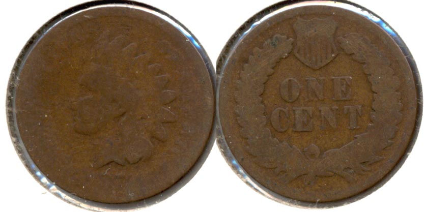 1874 Indian Head Cent AG-3 n