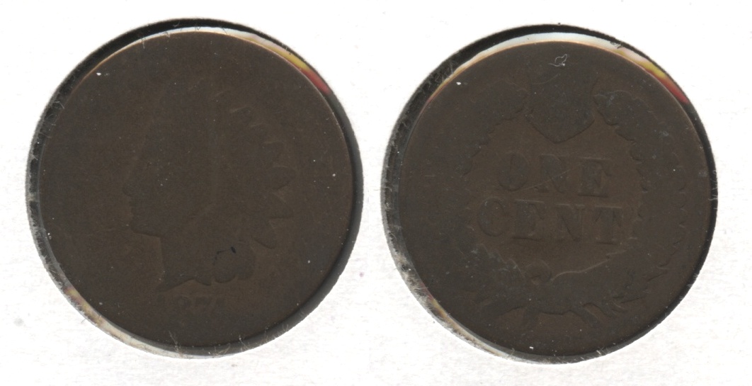 1874 Indian Head Cent Fair-2 #m