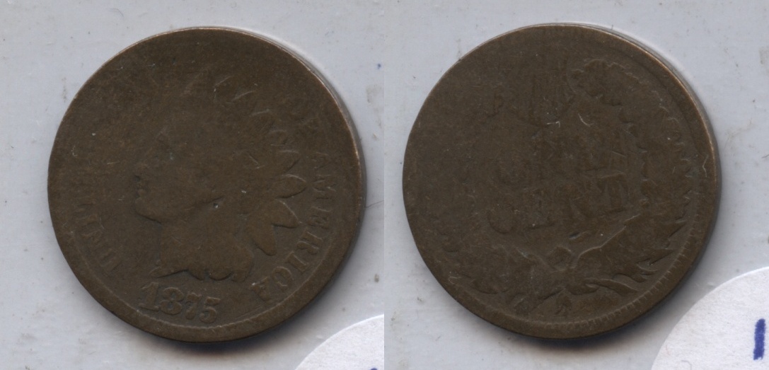 1875 Indian Head Cent AG-3 #ad