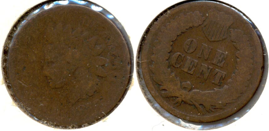 1875 Indian Head Cent AG-3 e