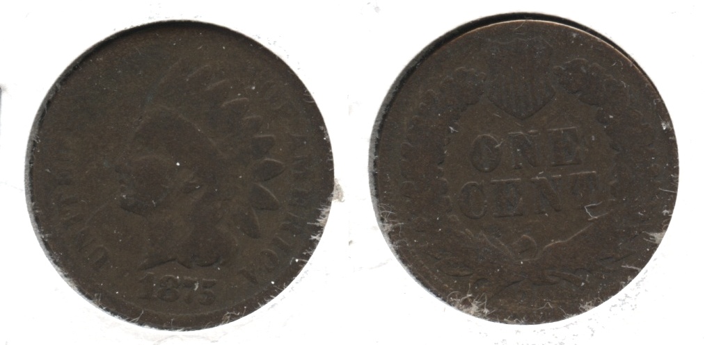 1875 Indian Head Cent AG-3 #w