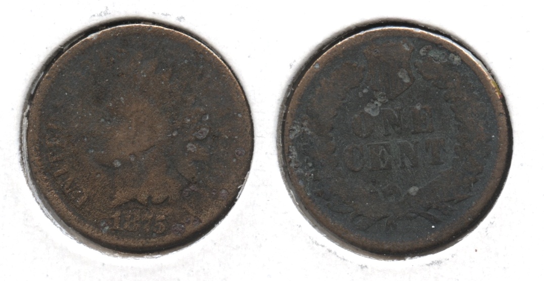 1875 Indian Head Cent Fair-2 #ad