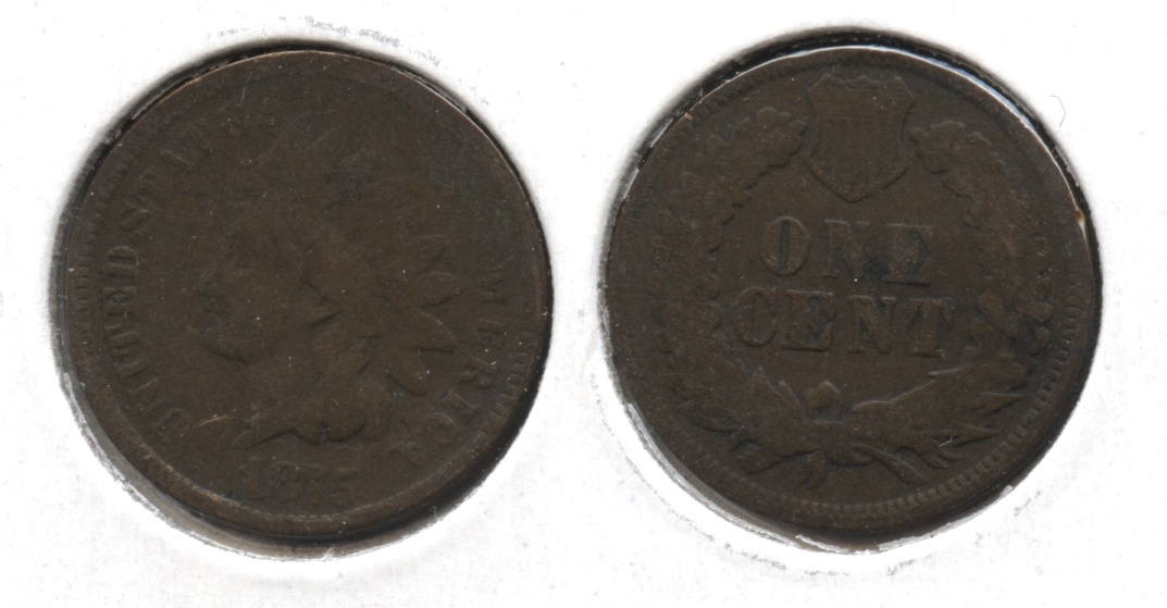 1875 Indian Head Cent Fair-2 #ag