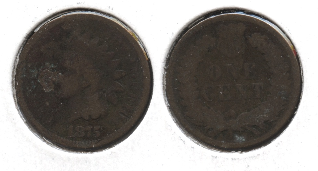 1875 Indian Head Cent Fair-2 #ai