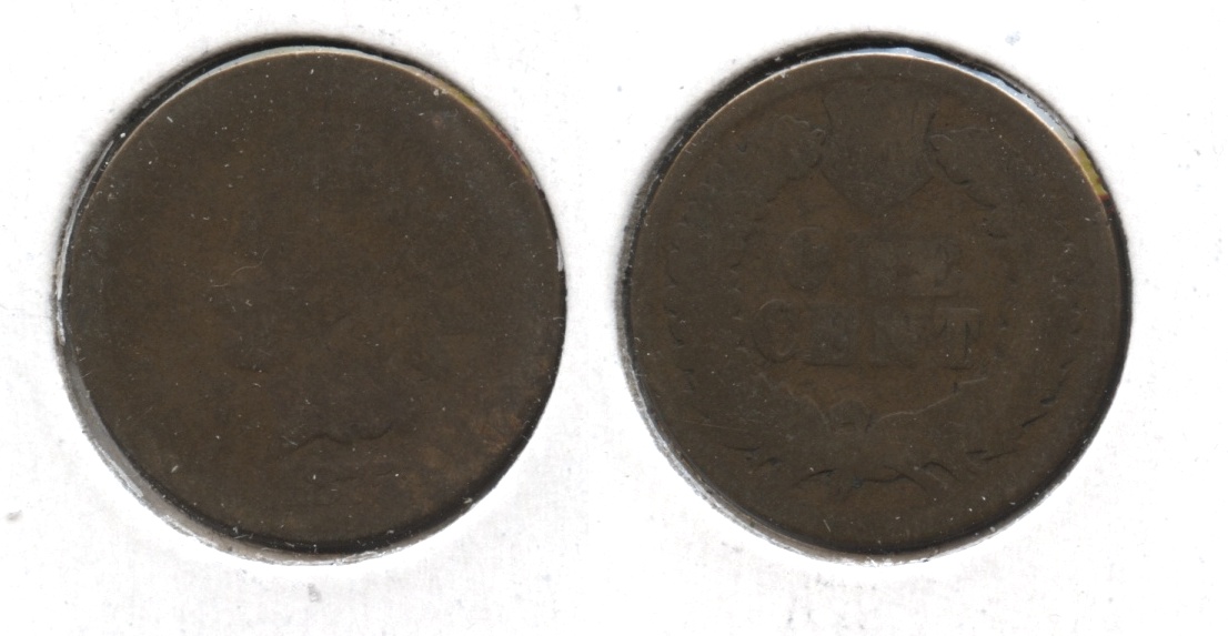 1875 Indian Head Cent Fair-2 #aj