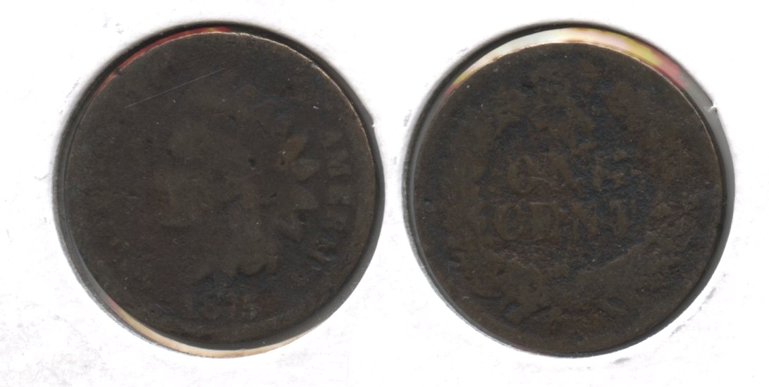 1875 Indian Head Cent Fair-2 #bd