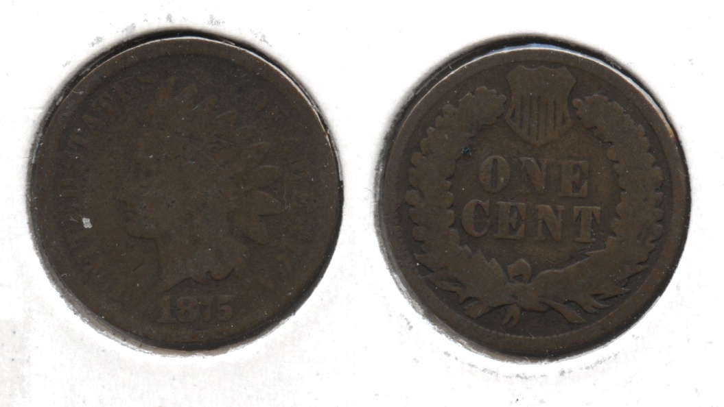 1875 Indian Head Cent Good-4 #am
