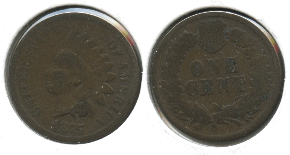 1875 Indian Head Cent Good-4 #au