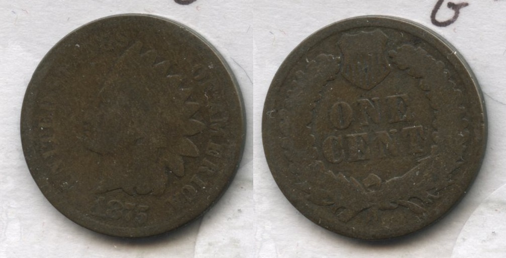 1875 Indian Head Cent Good-4 #ax