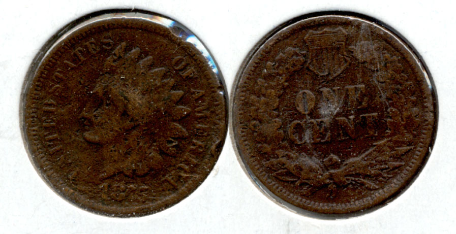 1875 Indian Head Cent Good-4 u Rough