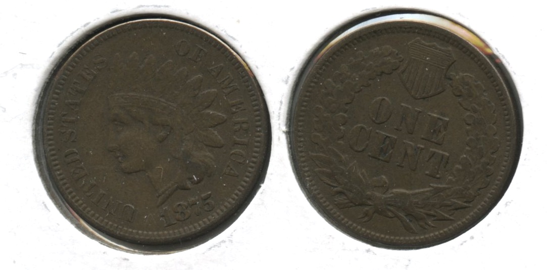 1875 Indian Head Cent VF-30